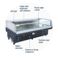 Commercial Open Top Meat Fish Display Counter Refrigerator